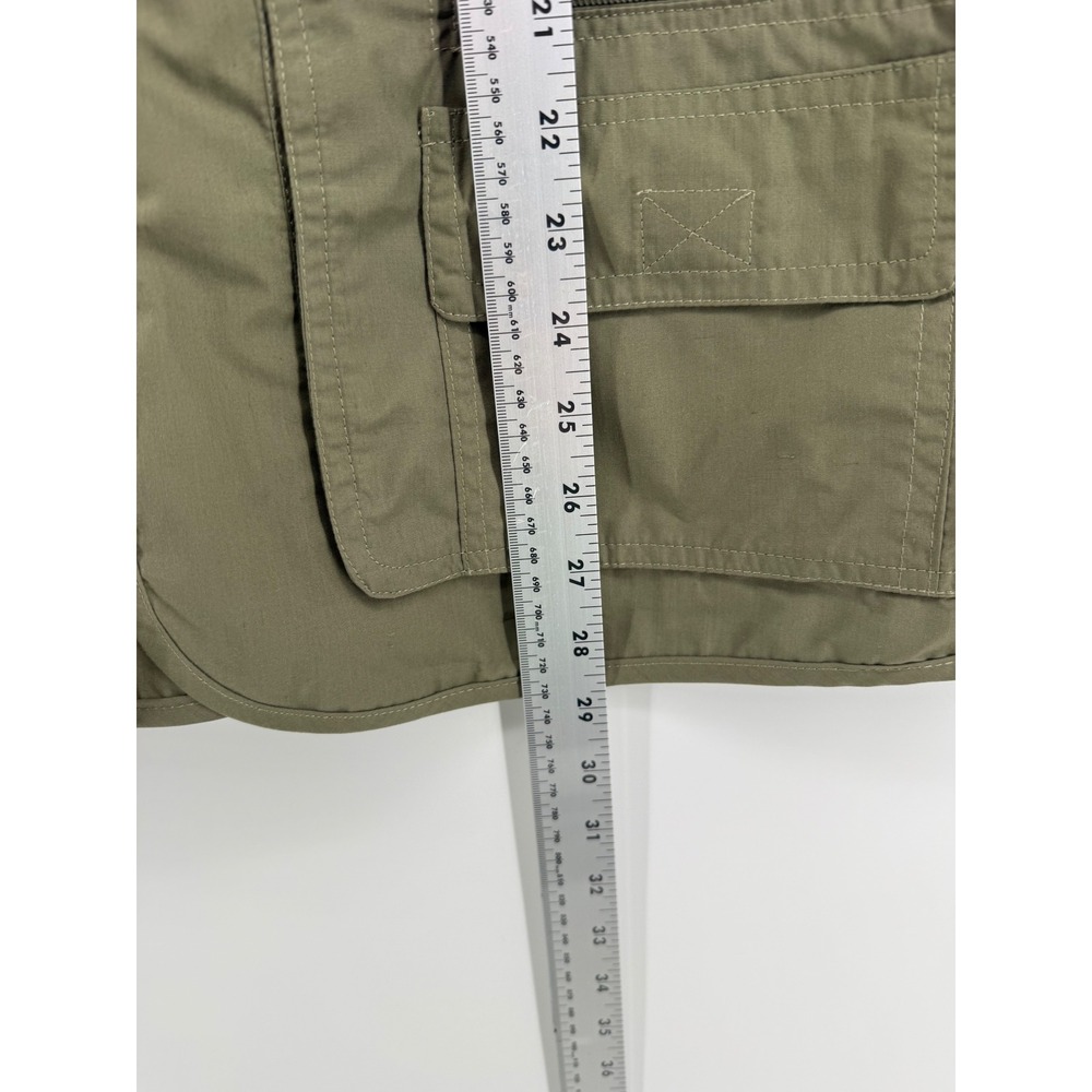 Olympina Utility Fishing Vest XL Cotton Blend Olive Green Multi-Pocket Gorpcore - Picture 3 of 5